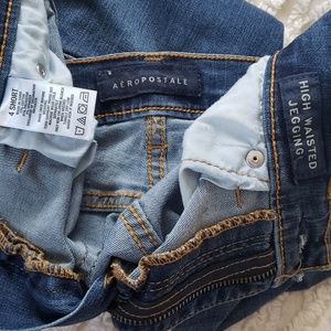 High waisted jeggings